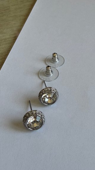 Pendientes de botón Una Angelic