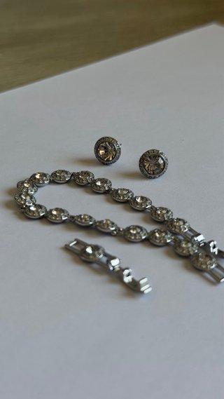 Pendientes de botón Una Angelic