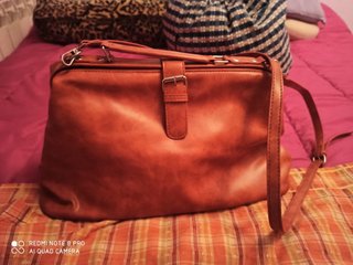 Bolso de mano mujer marrón
