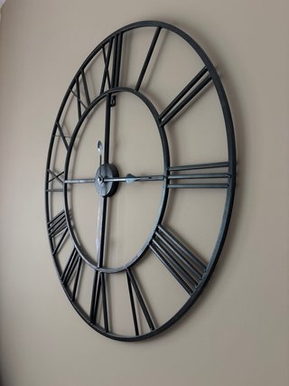 Reloj de pared redondo estilo antiguo