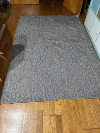 Alfombra IKEA Grande Gris