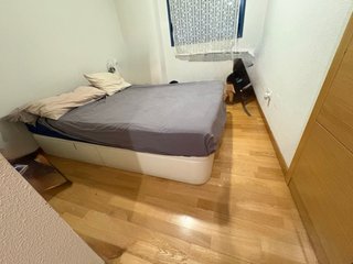 Cama Grande con Canapé y Colchón
