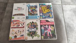 Lotto Giochi Wii: Disney, Mario, Sims, Just Dance