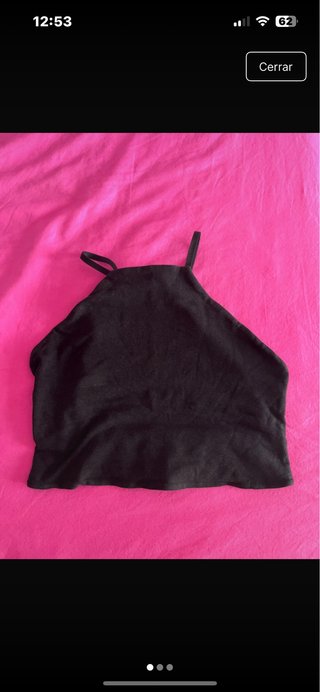 Top negro Zara