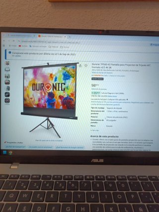Pantalla de Proyector 60"