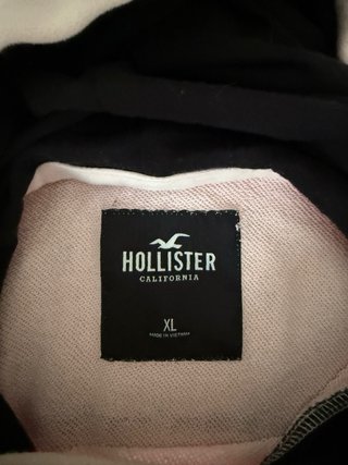 Sudadera Hollister Rosa Talla XL