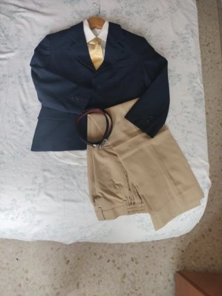 Traje niño camisa talla 31,Amer 6,pant 8