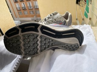 Deportivas Nike Running Grises y Rojas