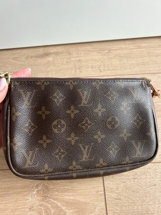 Louis Vuitton Pochette Vintage Marrón