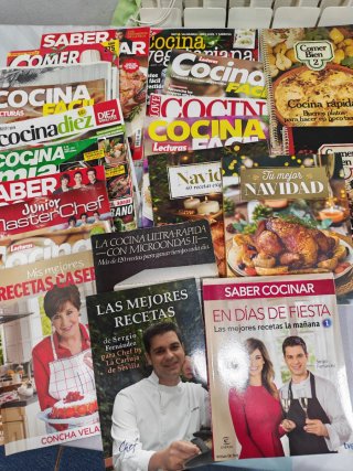 Revistas y libros de cocina