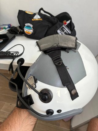 Casco Piloto HGU-55 Auriculares Bose A20 bluetooth