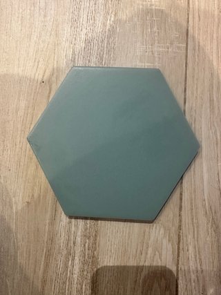 Azulejos Hexagonales Verdosos