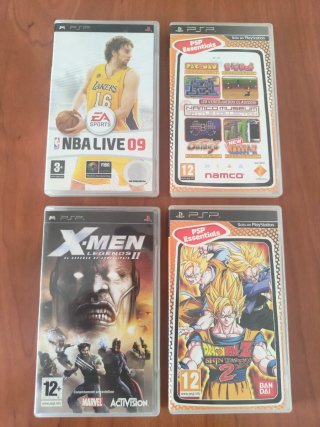 Lote 4 Cajas Juegos PSP