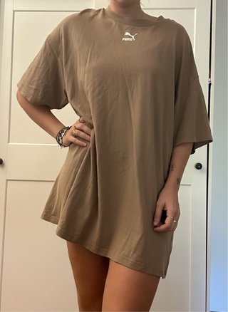 Vestido Camiseta Puma Marrón Talla M