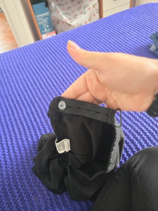 Mallas Cortas Premamá Negras