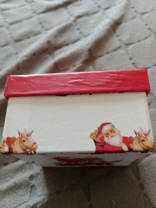 Scatolina Natale Rossa e Bianca