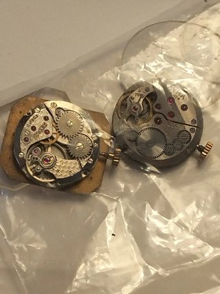 Lote de Mecanismos y movimientos de Relojes