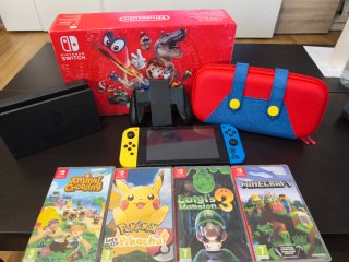 Lote Nintendo Switch + Juegos y Accesorios
