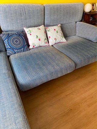 Sofá Chaise Longue Azul