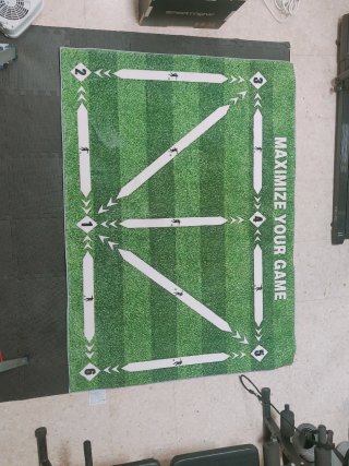 Alfombra de entrenamiento fútbol