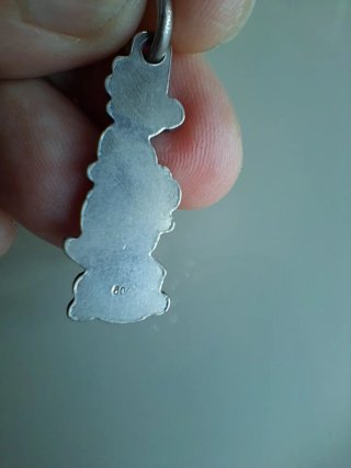 Ciondolo in argento 800 Braccio di Ferro