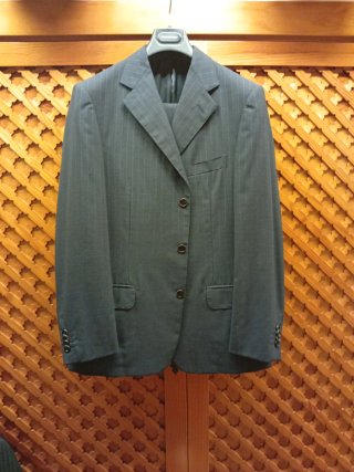 Traje Ermenegildo Zegna Gris Rayas