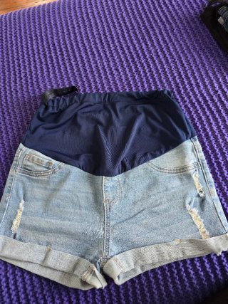 Shorts Premamá Denim