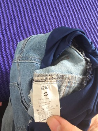 Shorts Premamá Denim
