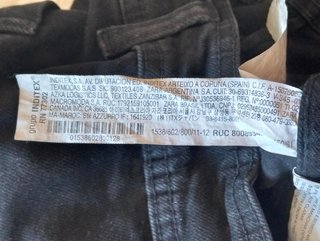 Zara Jeans Negros Tiro Alto Wide Leg