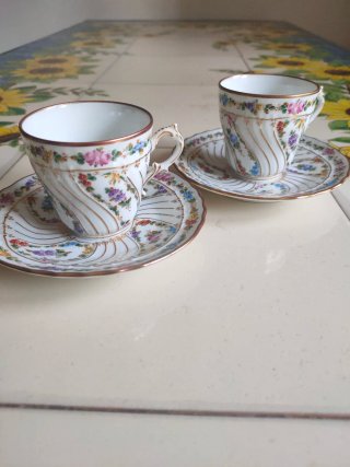 Coppia tazze caffè Richard Ginori