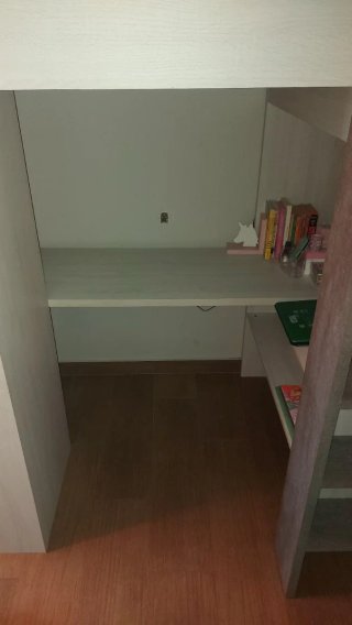 Cama nido 90x200 con armario y escritorio