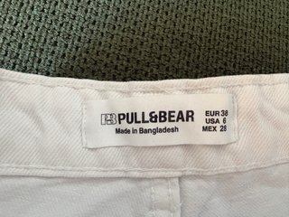 Falda pantalón blanca