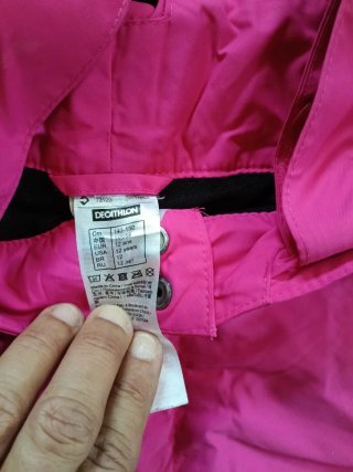 Pantalón nieve rosa Decathlon T.12