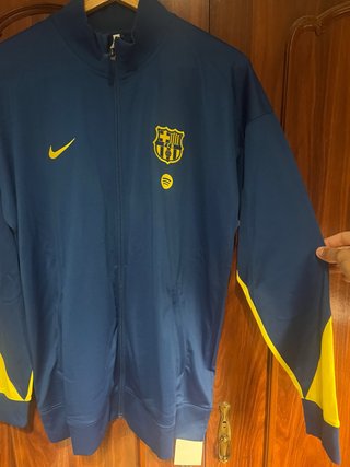 Chaqueta Nike FC Barcelona Azul y Amarillo