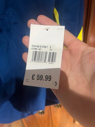 Chaqueta Nike FC Barcelona Azul y Amarillo