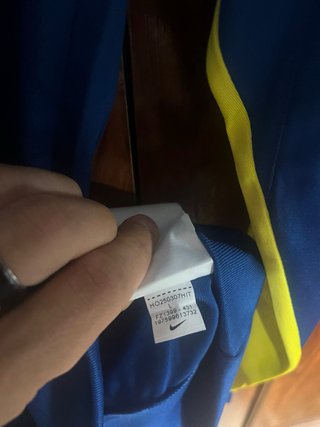 Chaqueta Nike FC Barcelona Azul y Amarillo
