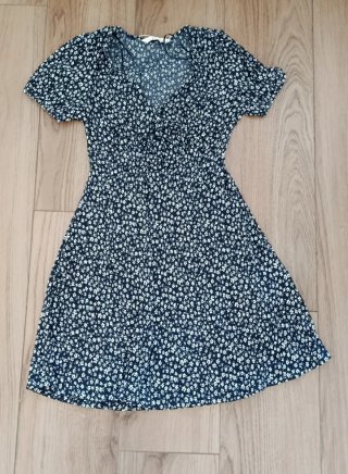 Vestido Corto Estampado Floral
