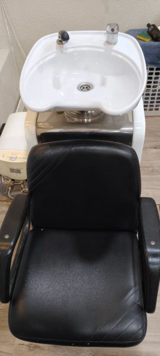 Lavacabezas con sillon incorporado