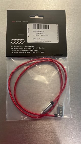 Cable de Carga Audi para iPhone
