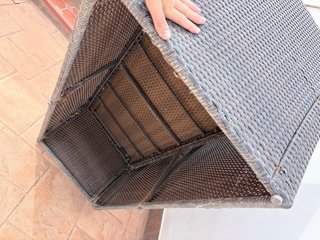 Sofá Rattan Exterior 1,24m x 0,85m