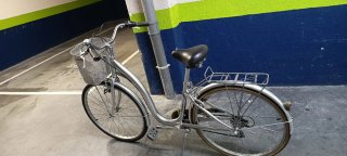 Bicicleta de Paseo Monty Plateada
