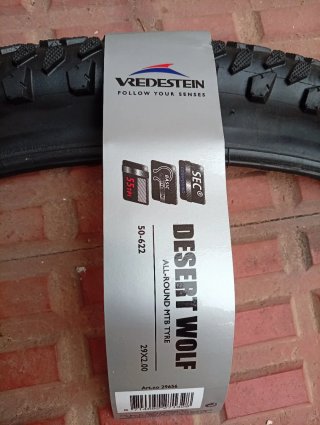 Cubierta bicicleta Vredestein 29"