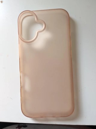 Funda iPhone 16 Rosa Translúcido