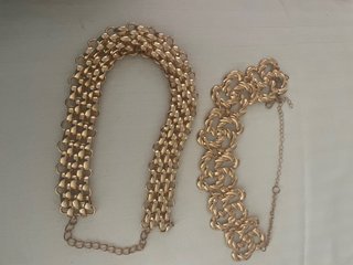 Set de 2 Gargantillas Doradas