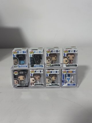 Pack 8 Mini Figuras Funko Pop Star Wars