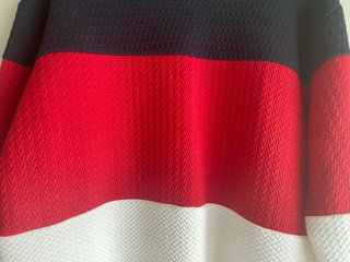 Sudadera Zara Tricolor Texturizada Talla M