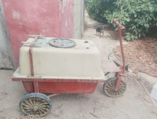 Cuba sulfatar 200L con ruedas macizas sin motor