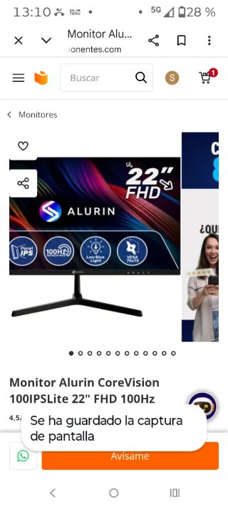 Monitor Alurin Core Visión 22 FHD