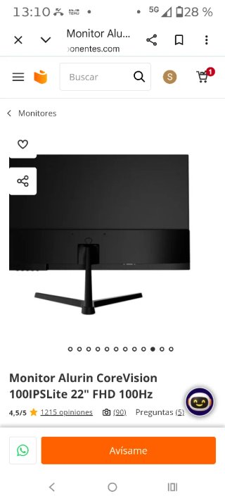 Monitor Alurin Core Visión 22 FHD
