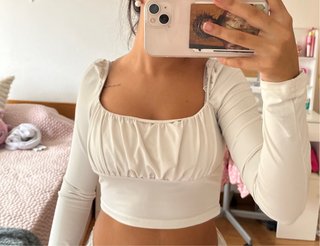 Top Shein Blanco Talla XS